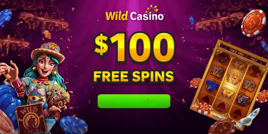 Wild Casino $100 Free Spins No Deposit